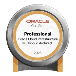 Oracle Cloud Infrastructure Certified Multicloud Architect Professional